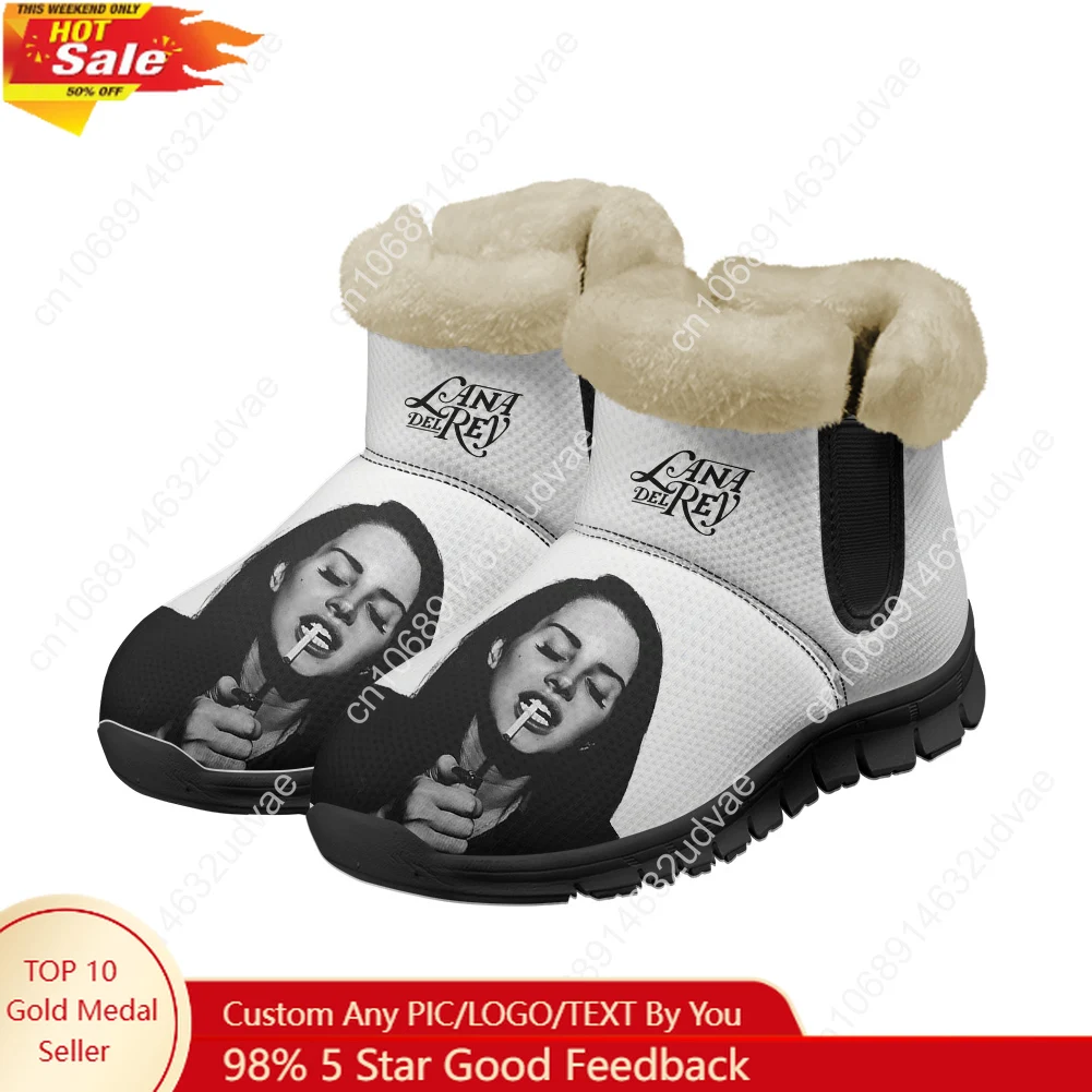 Women'S Shoes Casual Sneakers - Botas de Felpa Lana Del Rey