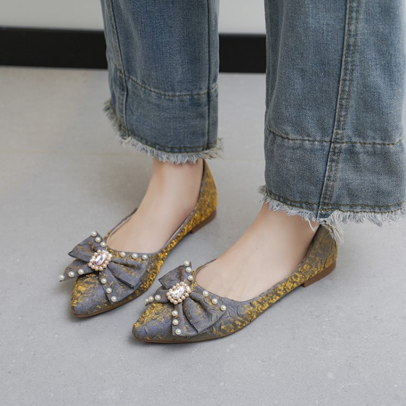 Women'S Shoes - Zapatos Planos Brillantes para Mujer 2026,