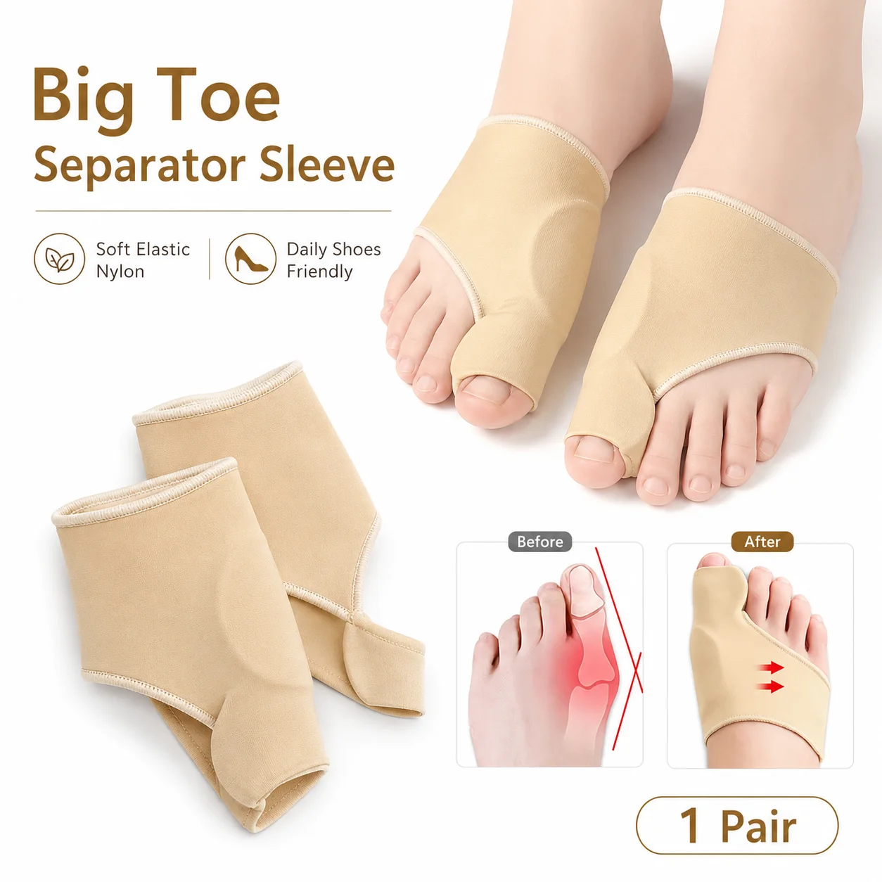 Women'S Shoes With Bunions - Separador de Dedos Grandes, Protector de