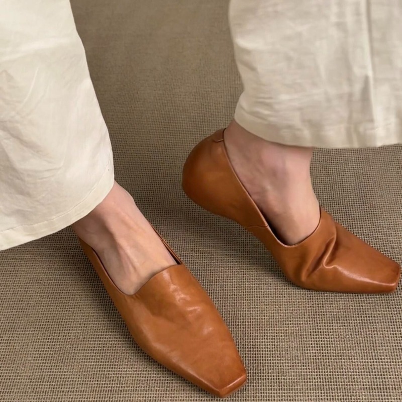 Women'S Shoes - Mocasines Planos Retro para Mujer, Estilo
