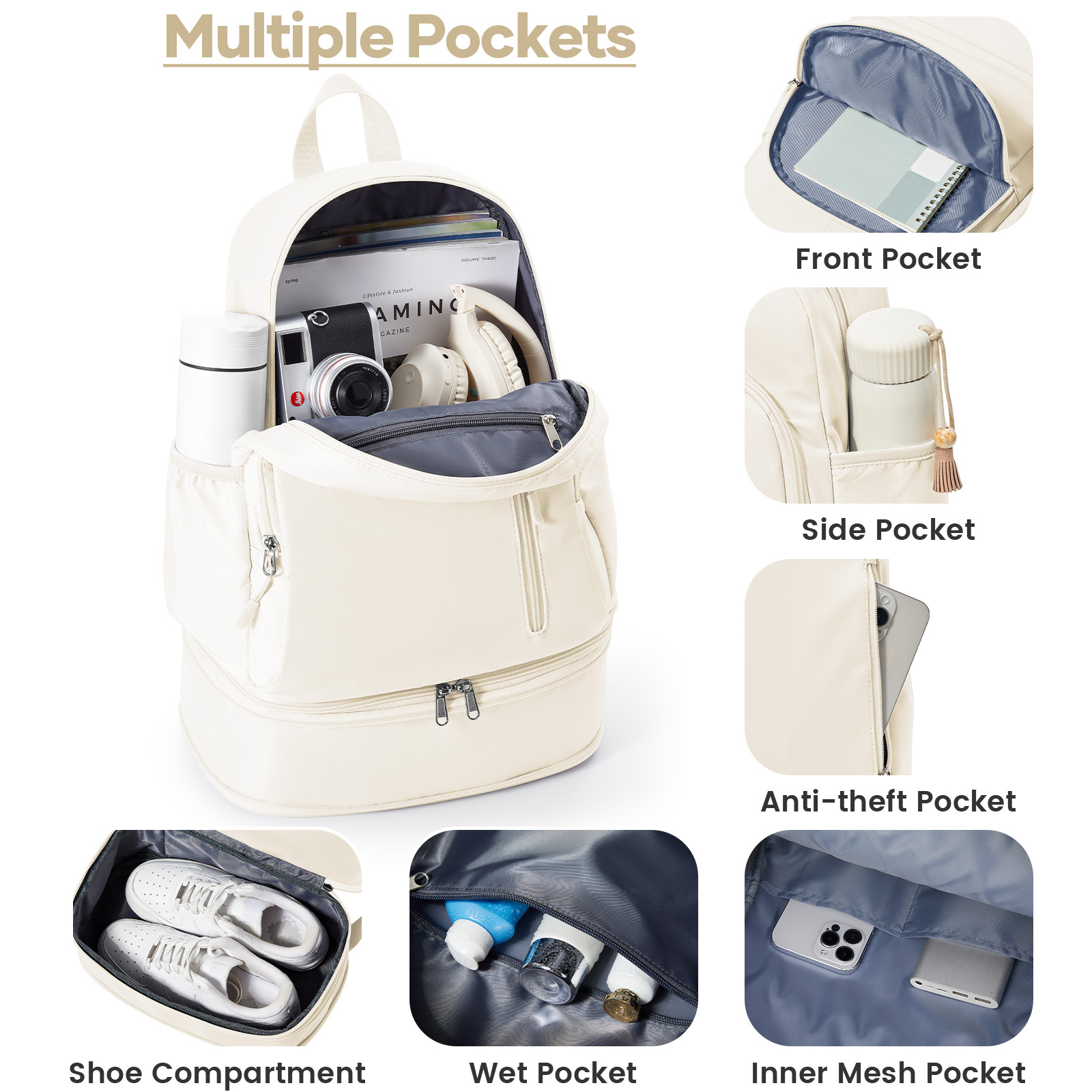 Mochila de Gimnasio para Mujer - Women'S Shoes Volleyball reseña y precio