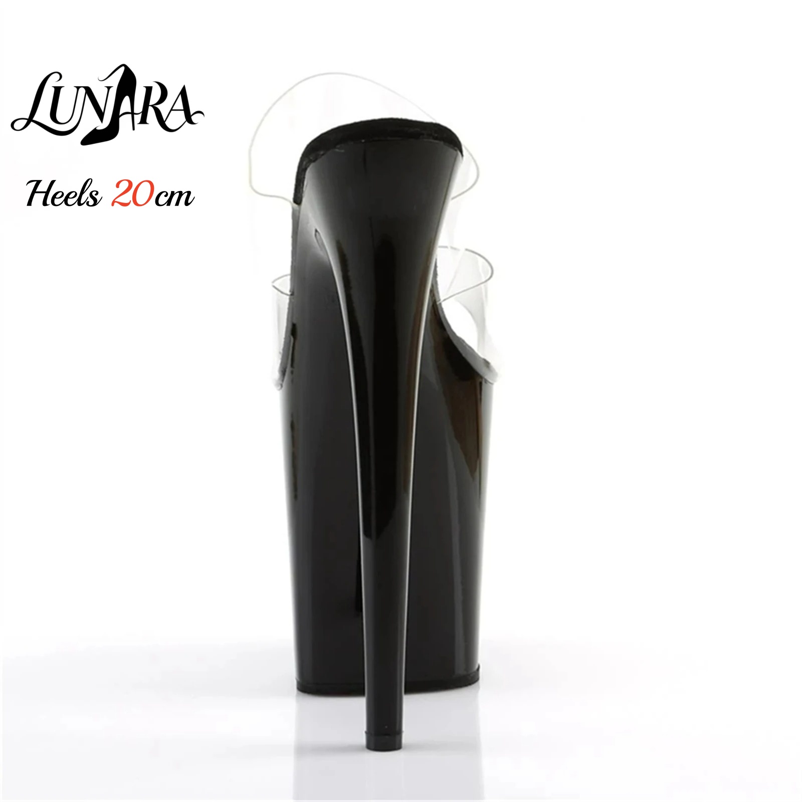 Sandalias de Tacón Alto con Pl - Clear Strap Heel reseña y precio