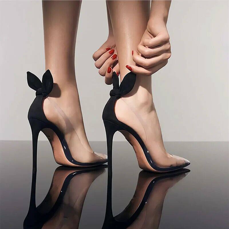 Nuevos Zapatos de Tacón Alto c - Clear Strap Heel reseña y precio