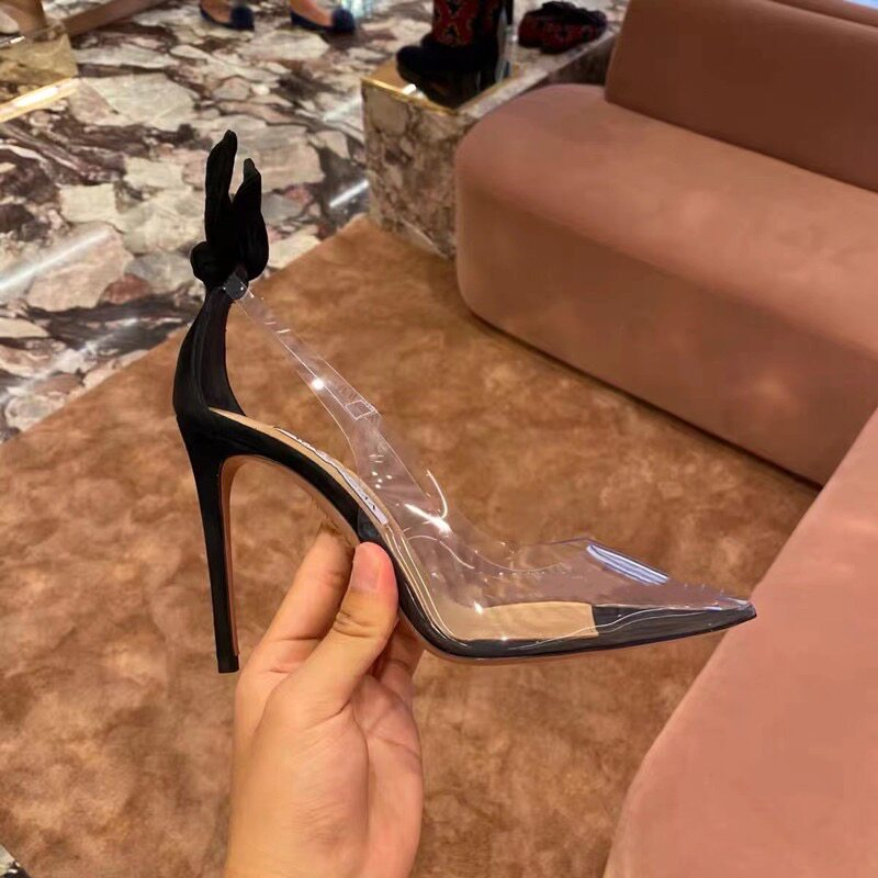Nuevos Zapatos de Tacón Alto c - Clear Strap Heel reseña y precio
