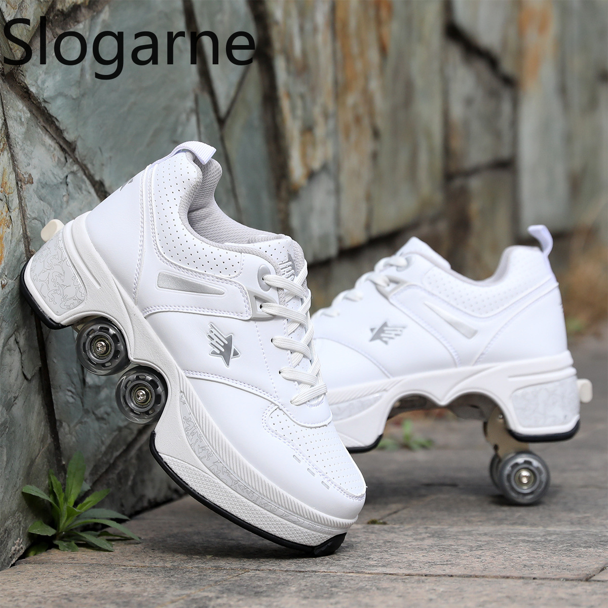 Zapatos de patines de 4 ruedas - Women Shoes Size To Men reseña y precio