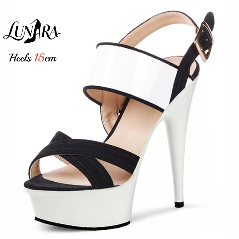 Sandalias de Plataforma Transp - Clear Strap Heel reseña y precio