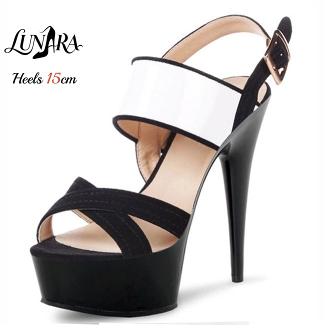 Sandalias de Plataforma Transp - Clear Strap Heel reseña y precio
