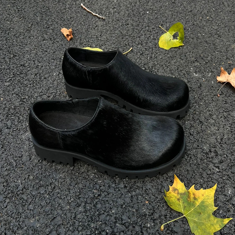 Zapatos de cuero con cabeza gr - Women'S Shoes Paris reseña y precio