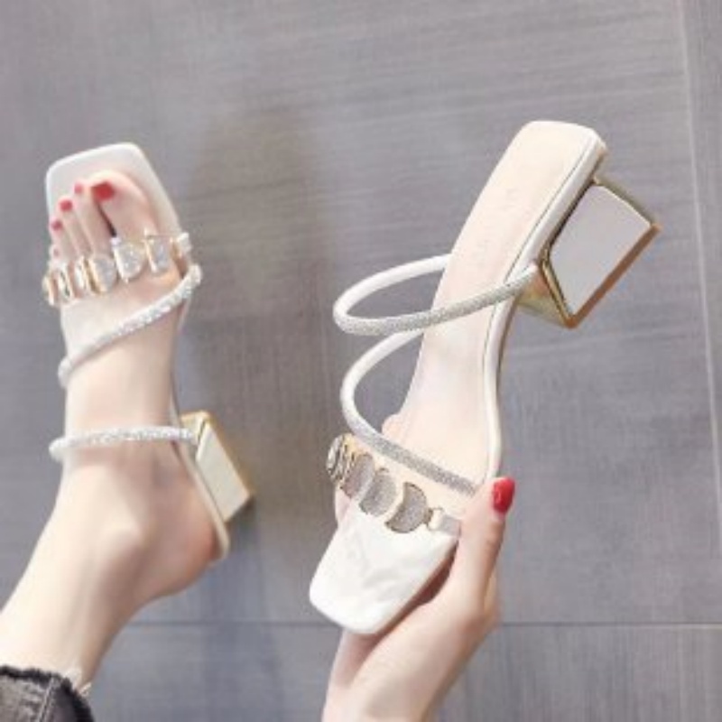 Sandalias de verano para mujer - Clear Strap Heel reseña y precio