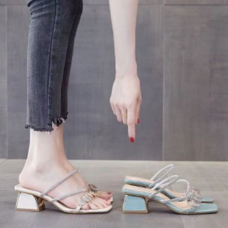 Sandalias de verano para mujer - Clear Strap Heel reseña y precio
