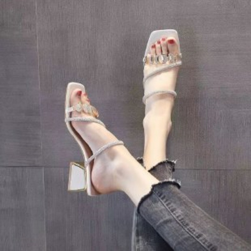 Sandalias de verano para mujer - Clear Strap Heel reseña y precio